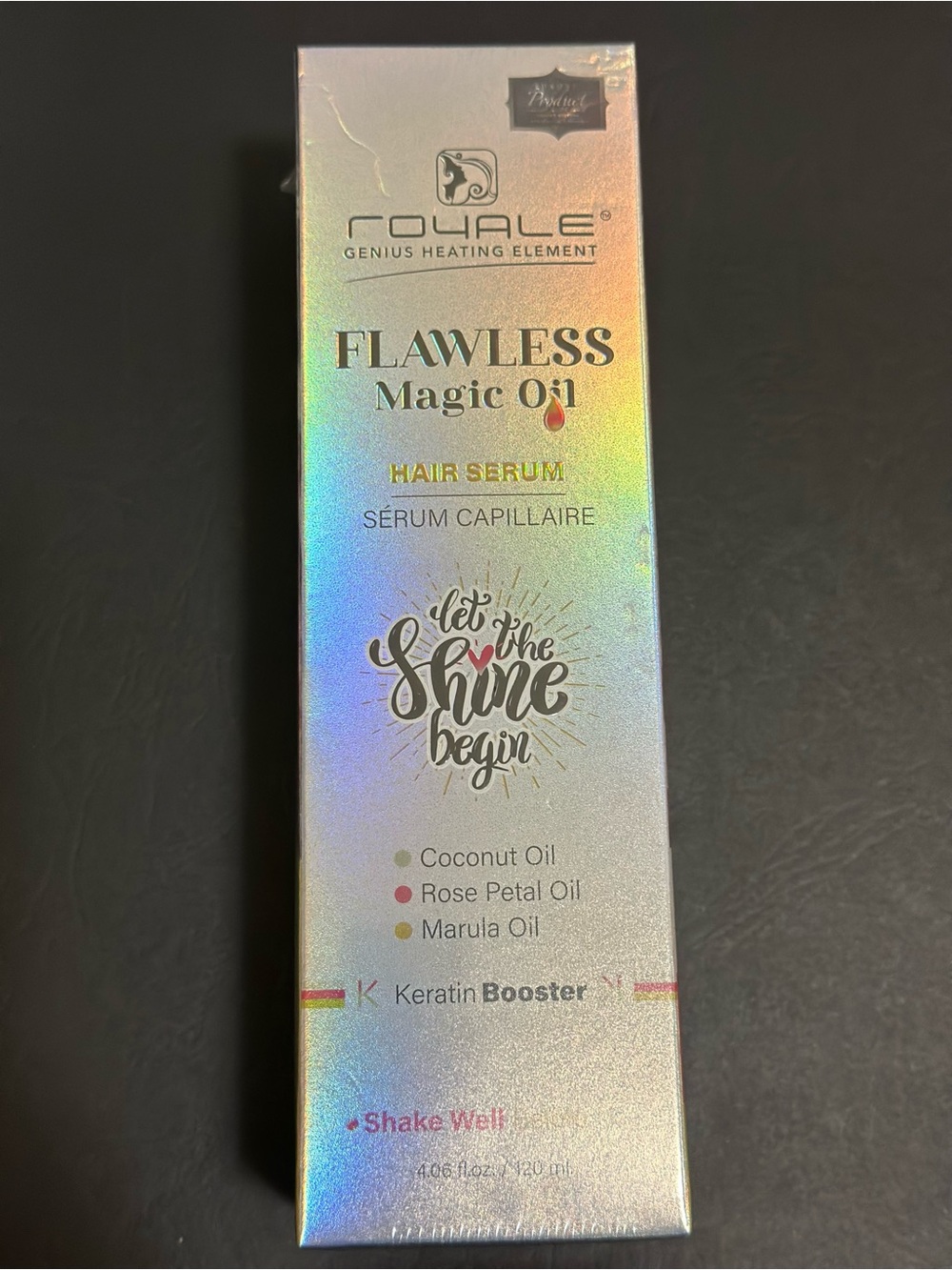 Royale Genius Heating Element Flawless Magic Oil Hair Serum 4.06 fl oz / 120 ml